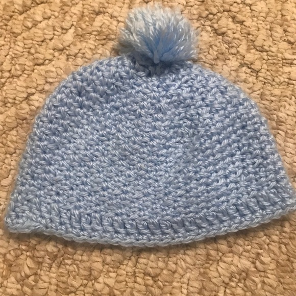 Rate Vintage Handmade Baby Boy Crochet Beanie Hat - Picture 3 of 4